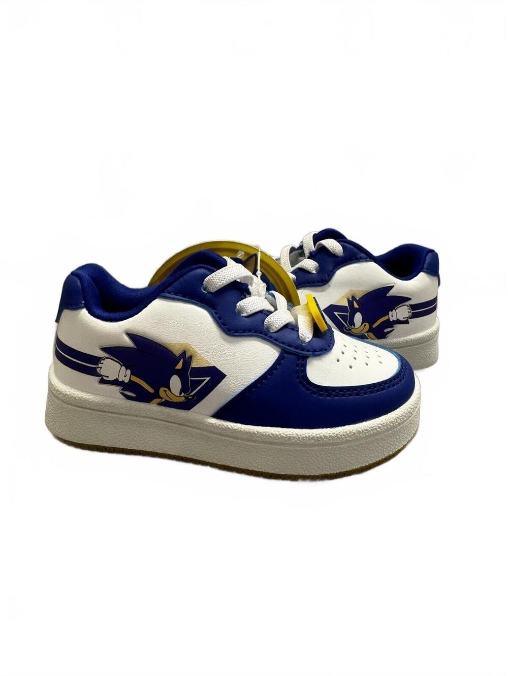 Sonic the Hedgehog Kids' Low-Top Sneakers Blue White Yellow